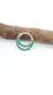 Emerald Ear Piercing